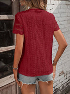 Clara | Camiseta veraniega con detalle calado