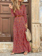 Marina | Vestido bohemio con estampado floral