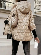 Lucía | Chaqueta acolchada oversize con capucha