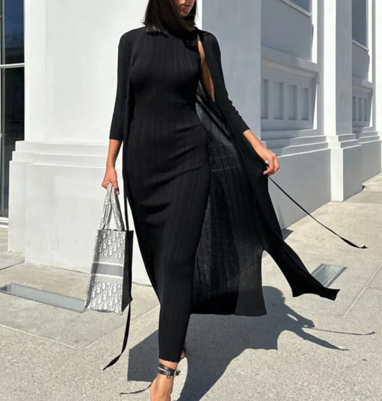 Cristina | Vestido de punto elegante sin mangas