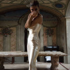 Clara | Vestido satinado elegante