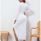 Valeria | Vestido ajustado con abertura lateral