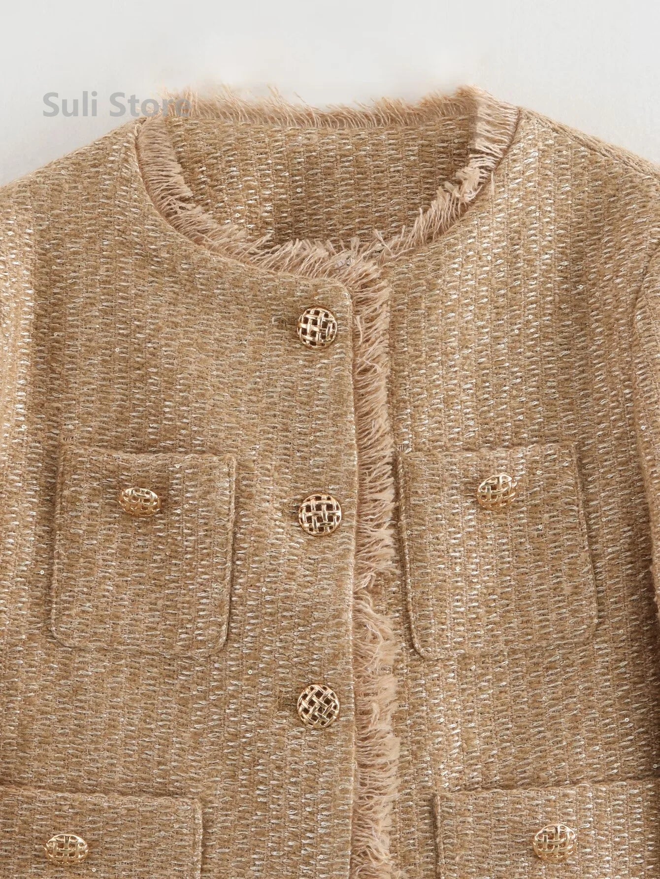 María | Chaqueta Tweed Básica