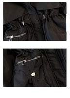 Adriana | Parka corta con cinturón y capucha