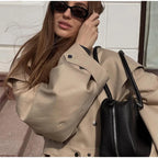 Lucía | Gabardina con cuello alto