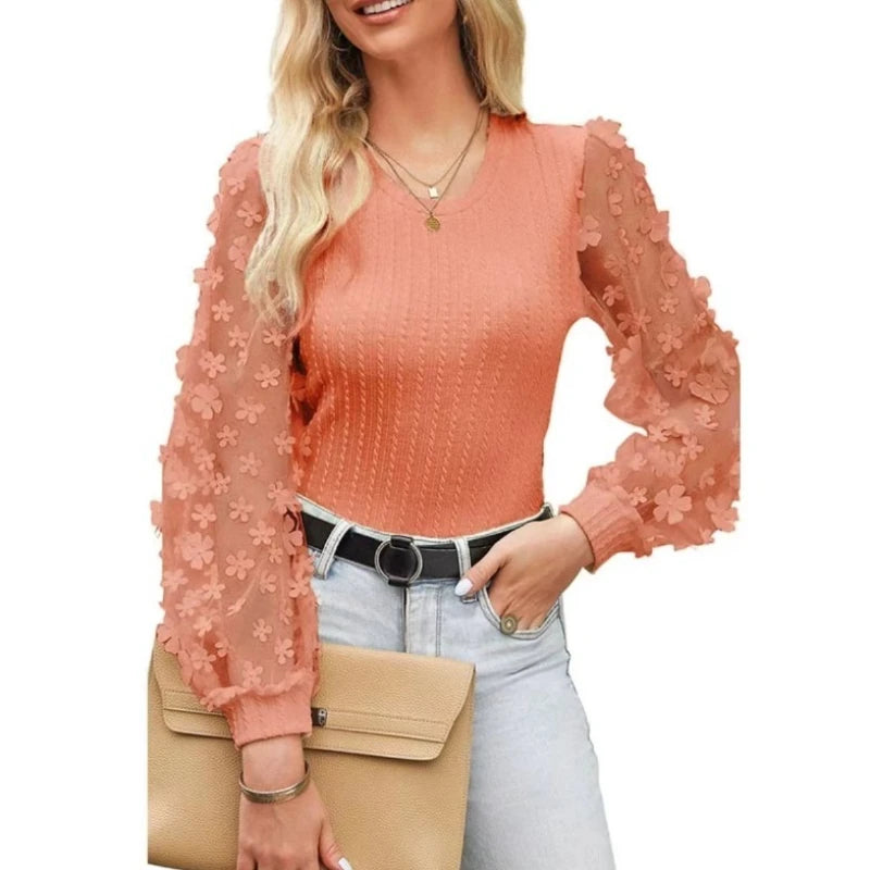 Valeria | Blusa de encaje elegante