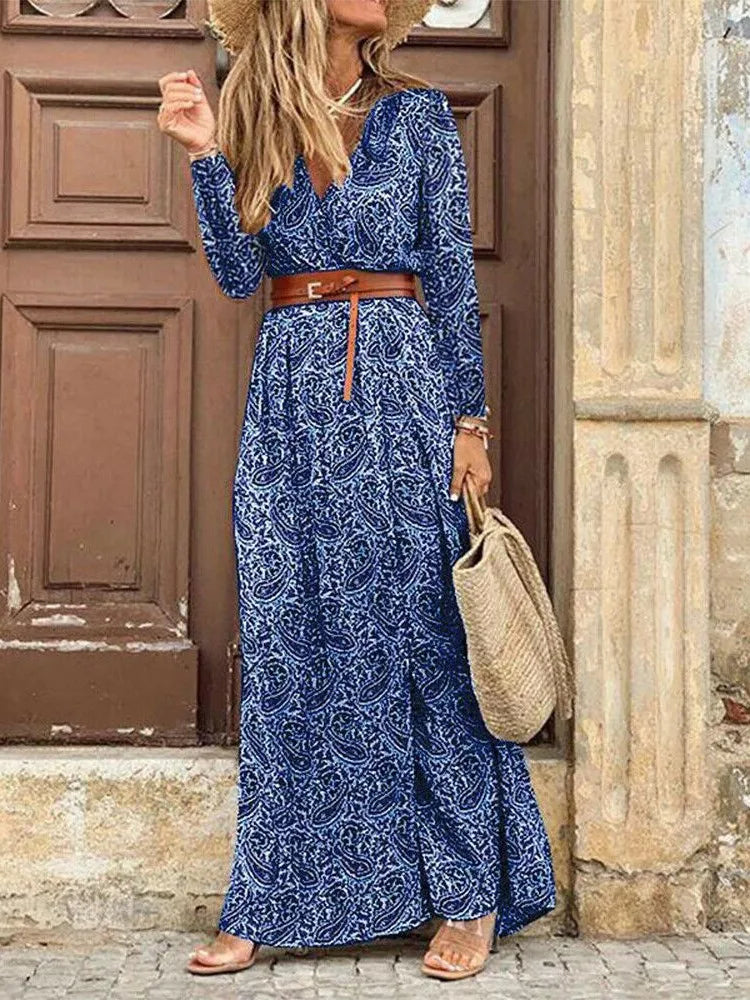 Marina | Vestido bohemio con estampado floral