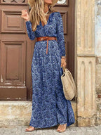 Marina | Vestido bohemio con estampado floral