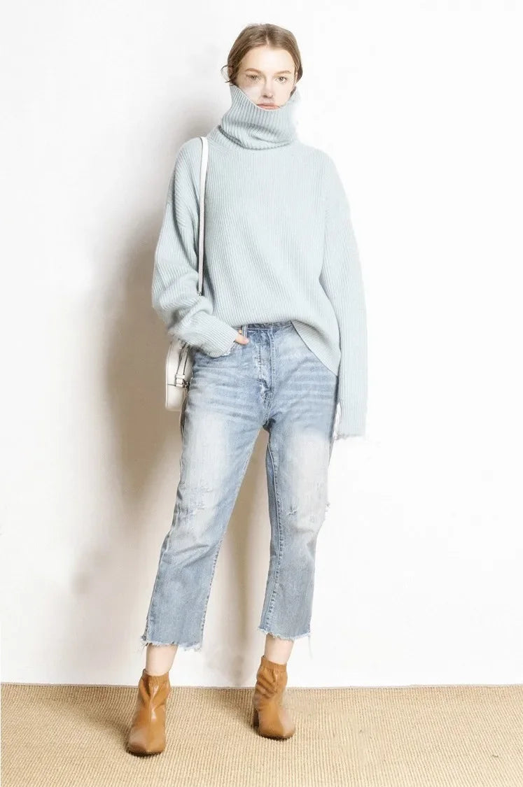 Isabela | Jersey de punto con cuello alto