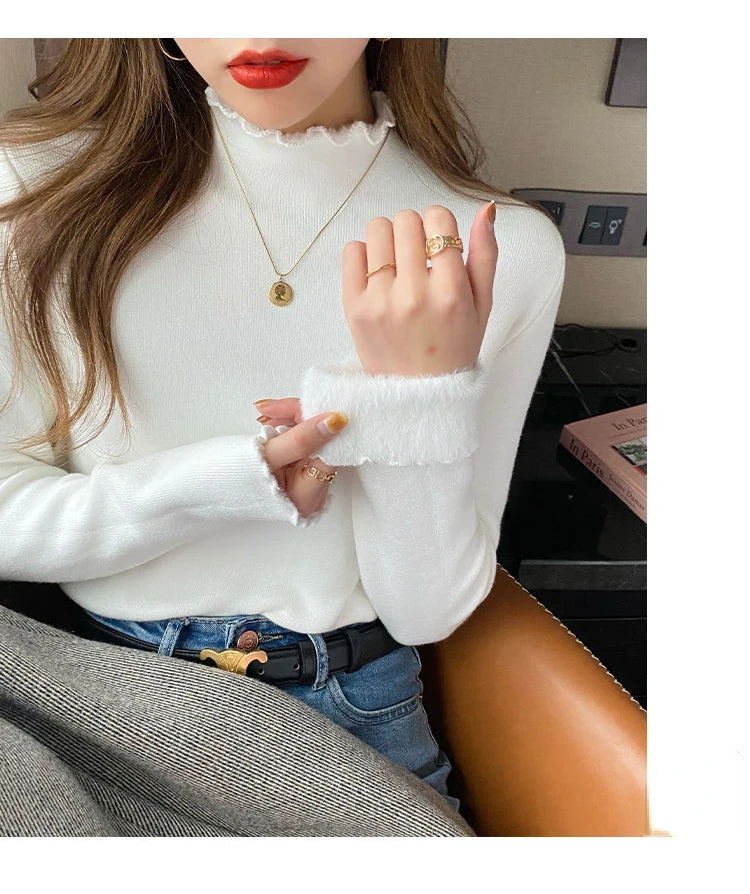 Isabel | Jersey térmico de cuello semi-alto