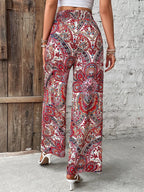 Valentina | Pantalones anchos con lazo y estilo bohemio