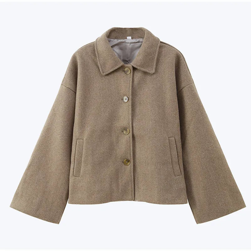 Marina | Chaqueta de lana con solapa