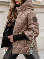 Lucía | Chaqueta acolchada oversize con capucha