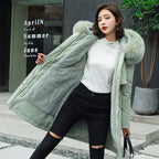 Verónica | Parka larga con forro de peluche y capucha