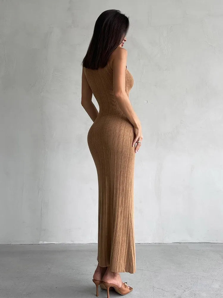 Cristina | Vestido de punto elegante sin mangas