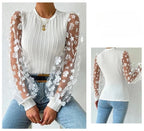 Valeria | Blusa de encaje elegante