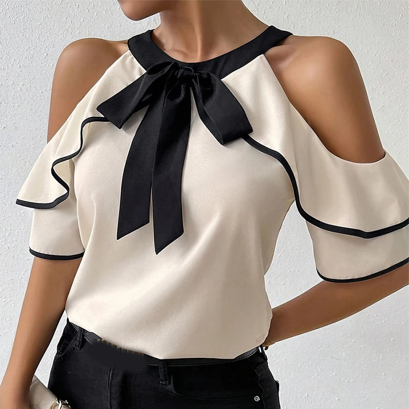 Lucía | Blusa elegante con lazo
