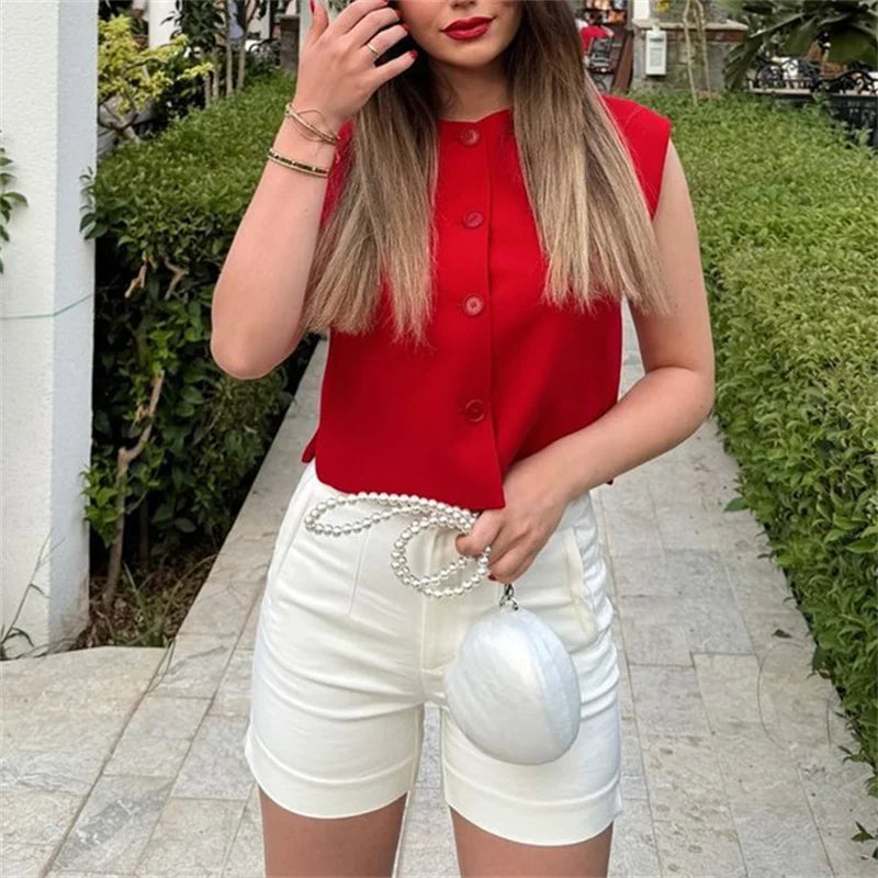 Valeria | Chaleco corto femenino