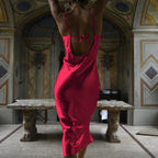 Clara | Vestido satinado elegante