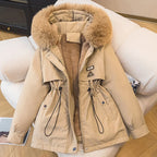 Lucía | Parka acolchada con capucha y forro de peluche