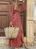 Marina | Vestido bohemio con estampado floral