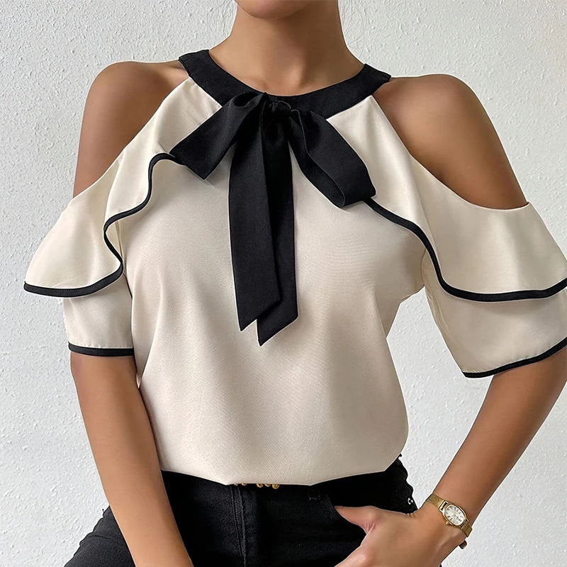 Lucía | Blusa elegante con lazo