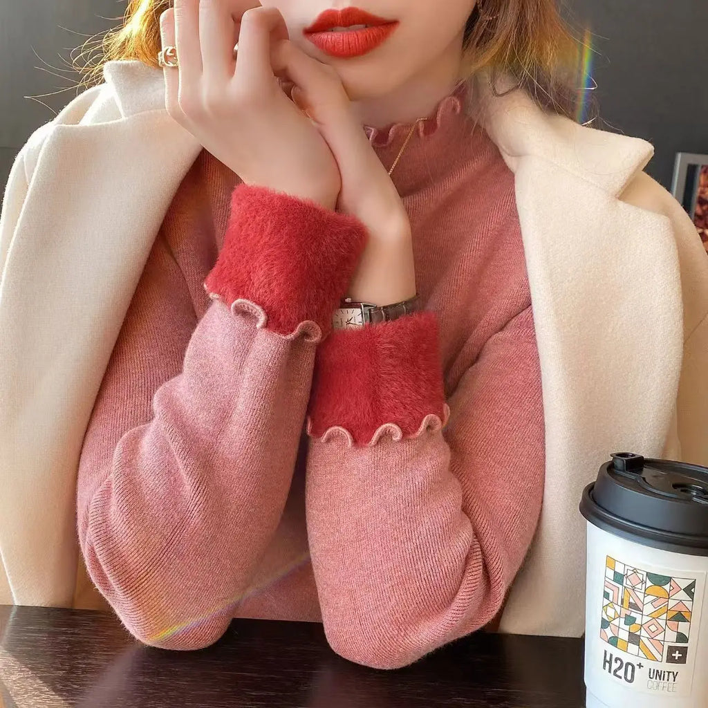 Isabel | Jersey térmico de cuello semi-alto