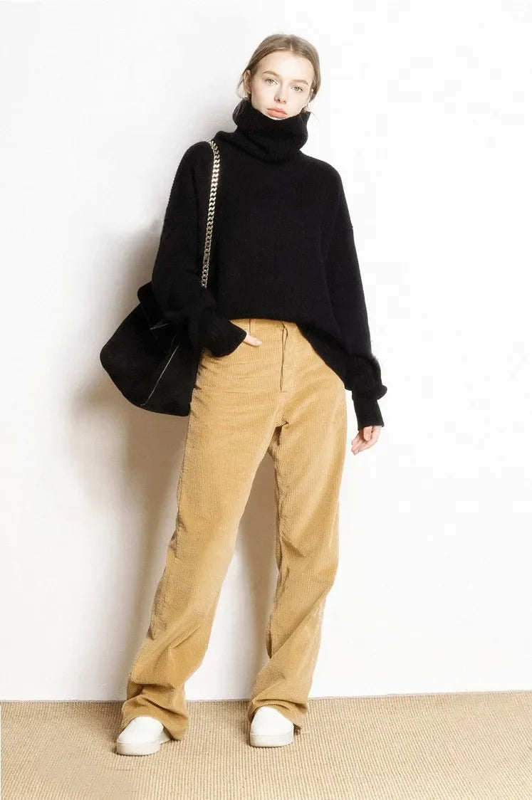 Isabela | Jersey de punto con cuello alto