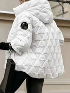 Lucía | Chaqueta acolchada oversize con capucha