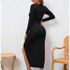 Valeria | Vestido ajustado con abertura lateral