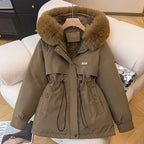 Lucía | Parka acolchada con capucha y forro de peluche