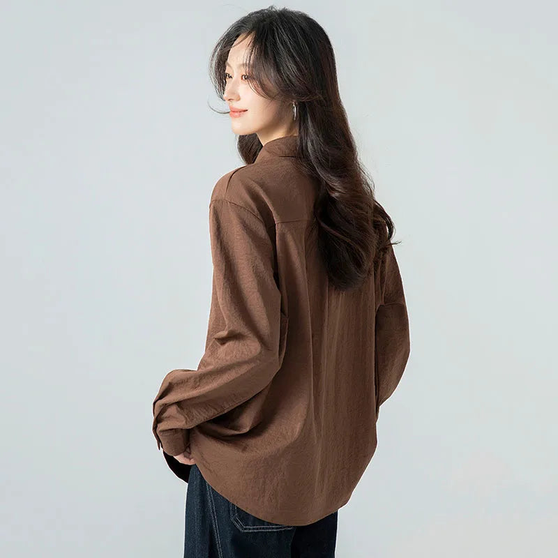 Claudia | Blusa minimalista de gasa vintage