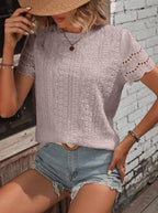 Clara | Camiseta veraniega con detalle calado