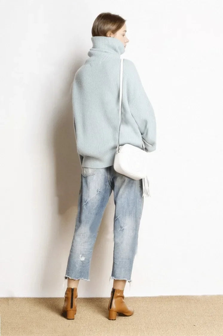 Isabela | Jersey de punto con cuello alto